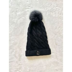 Black Juicy Couture Pom Pom beanie